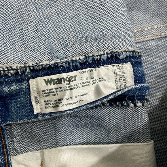Wrangler Vintage High Wiasr Denim Cutoff Shorts Size 8 - Picture 6 of 6